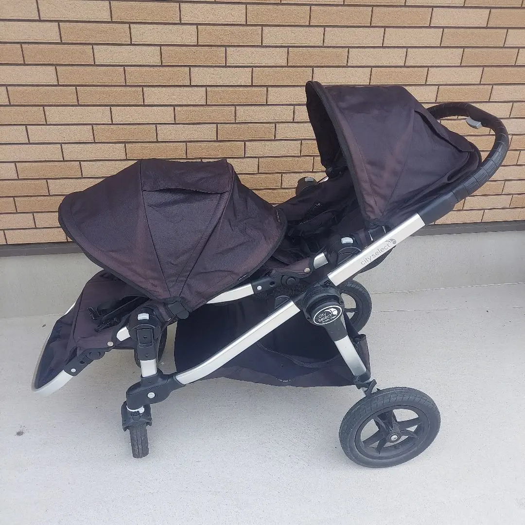 omaさま　ベビージョガー　シティセレクト　2人乗り　本体　シート　セット 2025年最新】ベビーカー baby jogger city select(ベビー