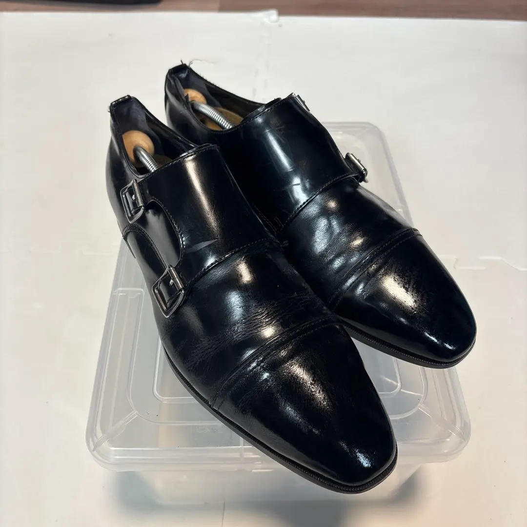 【美品】REGAL KENFORD ブラック ダブルモンクストラップ　値下げ！ 気分を変えて『モンクストラップ』挑戦してみませんか！〜 | 靴