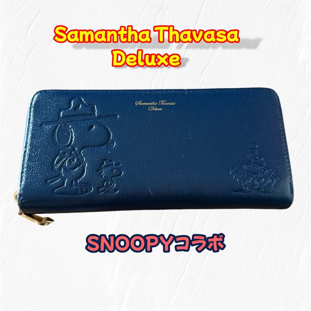 【美品】オラフ　財布　黒　サマンサタバサ　アンディ&スヌーピー 美品】オラフ財布黒サマンサタバサアンディ&スヌーピー