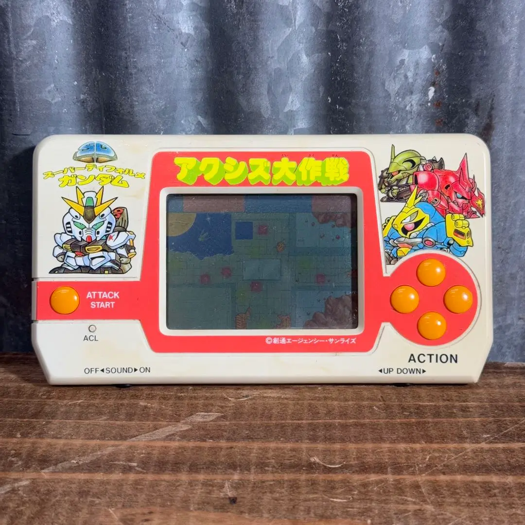 本体美品 BANDAI LSI SDガンダム アクシズ大作戦 ゲームウォッチ レトロ 電子ゲーム】バンダイ ポケットクラブ SDガンダム