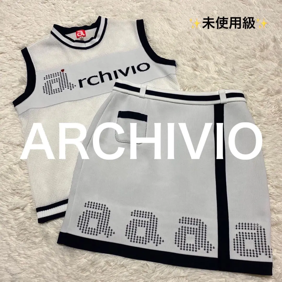 (美品)アルチビオarchivio セットアップ サイズ38 想像を超えての レディース 中古 アルチビオ 白 38(M
