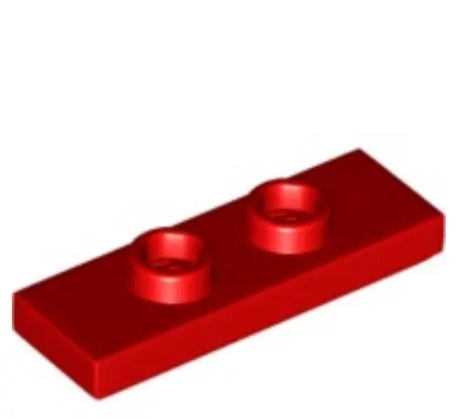 Thumbnail of LEGO 34103 Plate with Studs 1x3 Red 5 pieces