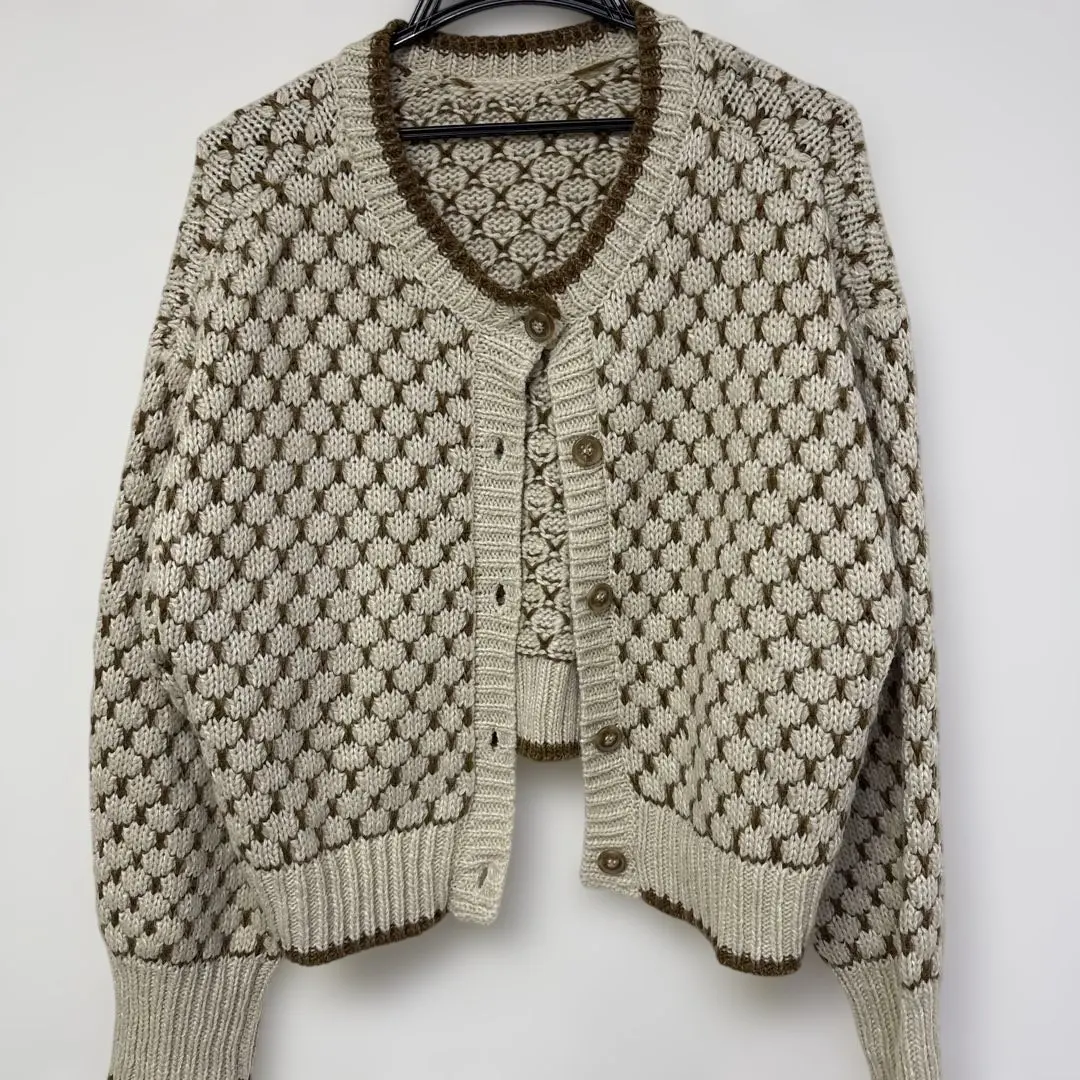 Thumbnail of LOWR FARM Long Sleeve Knit Cardigan F
