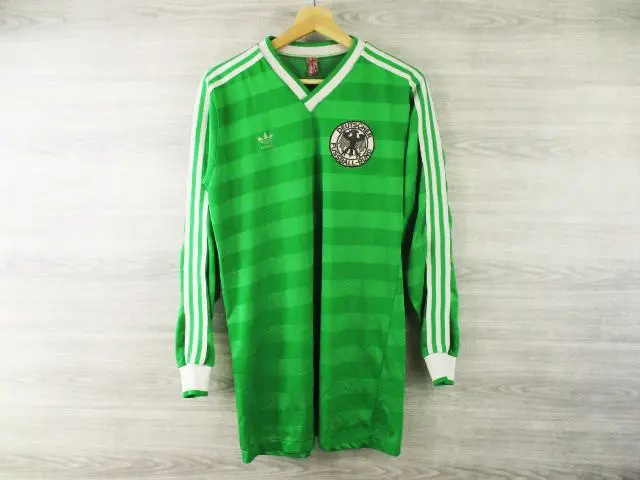 ヴィンテージ adidas 西ドイツ代表 サッカーユニフォーム GK XL 西ドイツ製 1998年-1990年 サッカー 西ドイツ代表 ユニフォーム