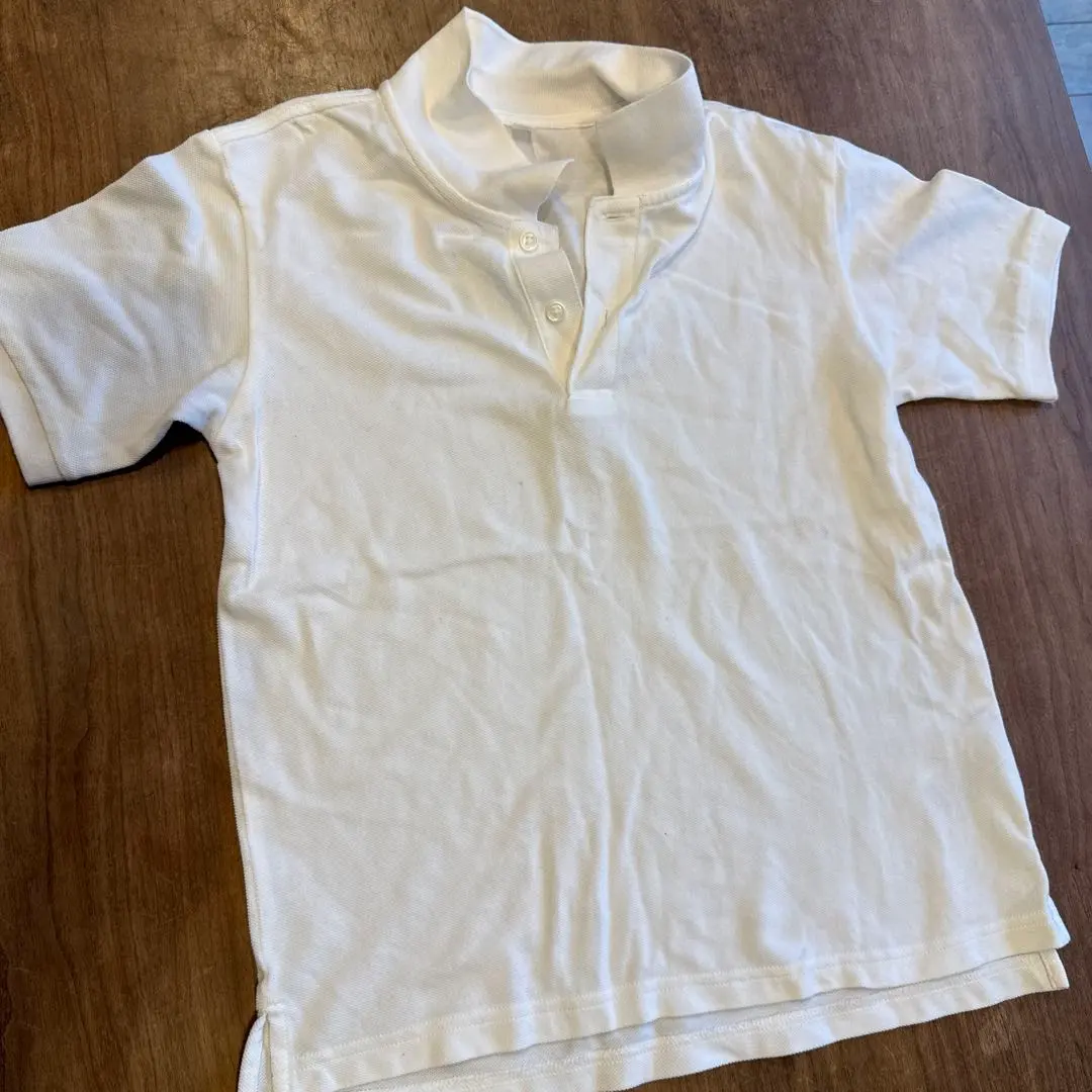 Thumbnail of White polo shirt, size 150
