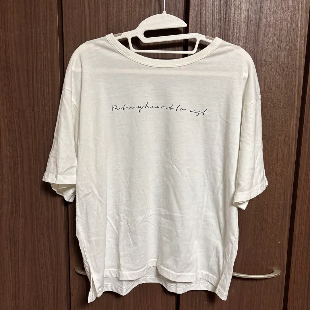 Thumbnail of ehka sopo ♡ Free Size Logo T-shirt White