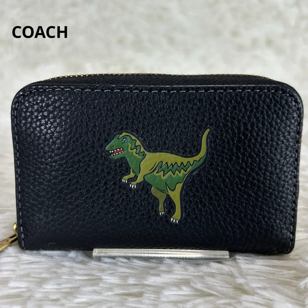 激レアCoachレキシー恐竜&ロゴミニジップIDカードコインケース 激レアCoachレキシー恐竜&ロゴミニジップIDカードコインケース