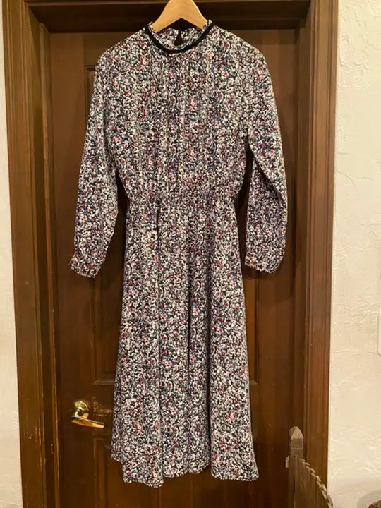 Thumbnail of Floral print dress, long dress