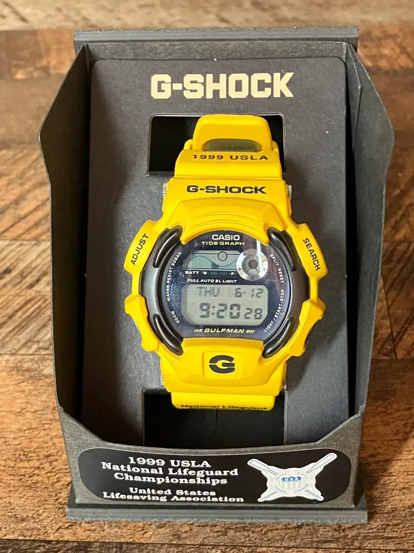 美品G-SHOCK DW-9700UL ガルフマン タフソーラー イエロー 限定 G-SHOCK DW-9700ULタフソーラー ガルフマン イエロー 限定