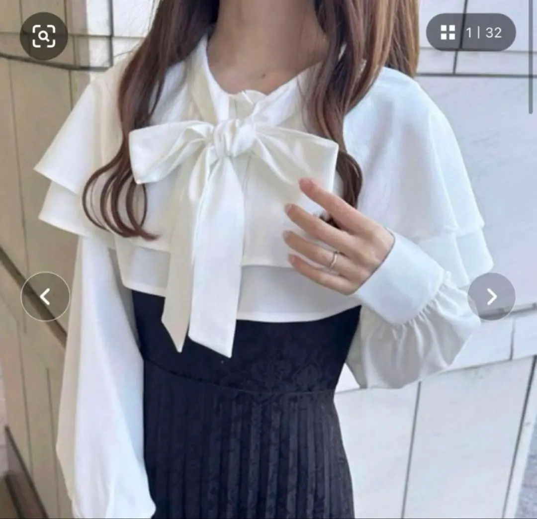 Thumbnail of Assorted Ruffle Bow Tie Blouse [ZOZOTOWN Exclusive Item]