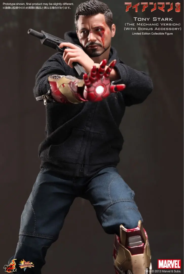 ホットトイズ トニースターク マンダリン邸襲撃版 hottoys アイアンマン ムービー・マスターピース】『アイアンマン3』1／6スケール