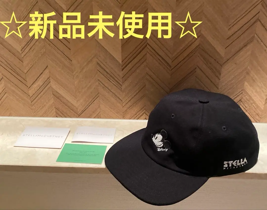 関税送料込♪STELLA McCARTNEY/Fantasia Mickey Print Logo Cap Stella McCartney x Disney Fantasia Mickey Baseball Cap Ivory
