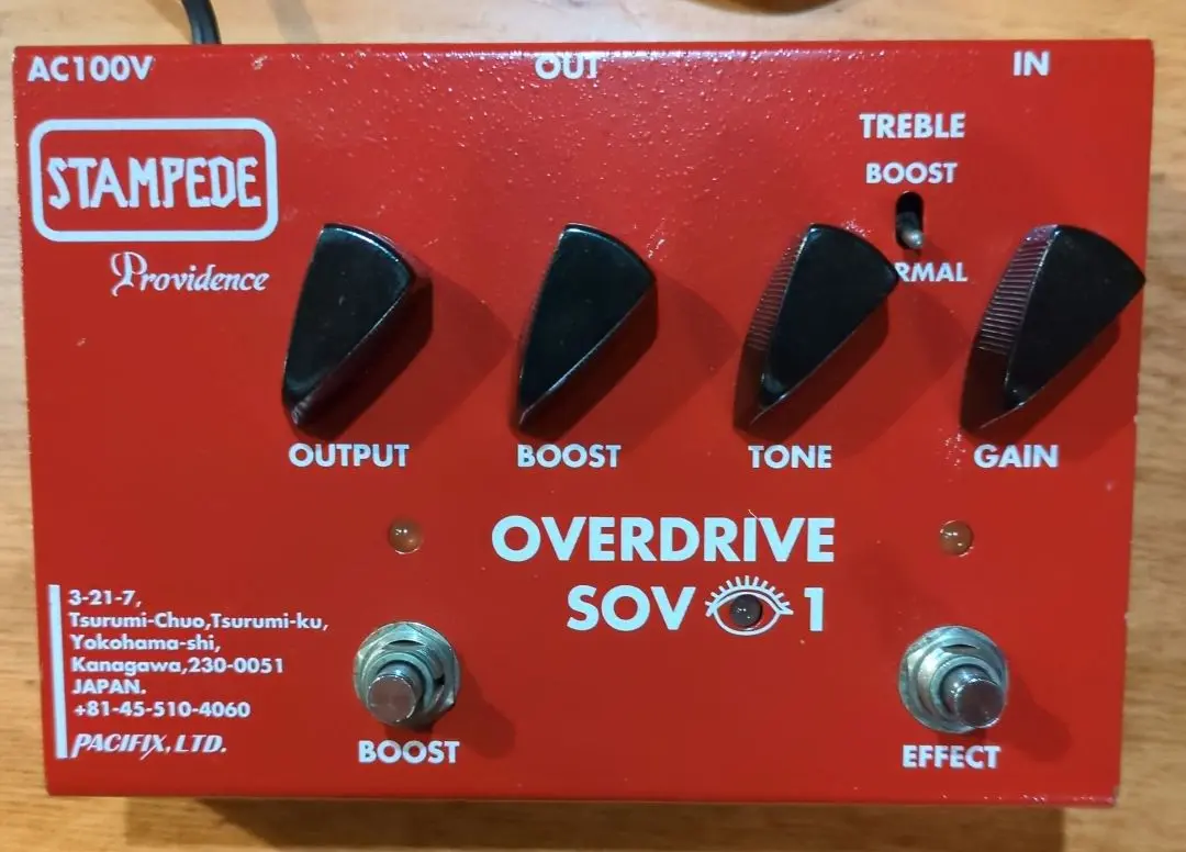 ギター Providence SOV-1 Providence SOV-1 Overdrive Stampede Made in Japan Guitar