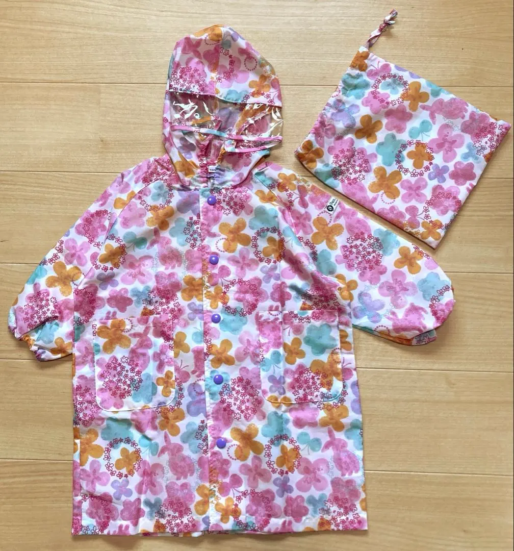 Thumbnail of Raincoat, 100, Girl, Rabbit, Pink