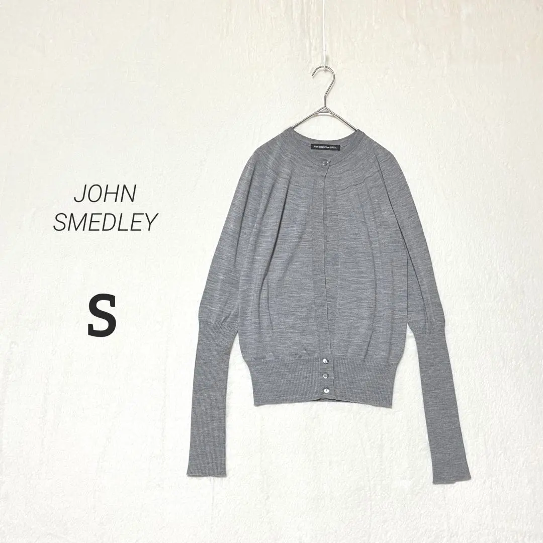 Thumbnail of JOHN SMEDLEY × intoca 100% Wool Knit Cardigan