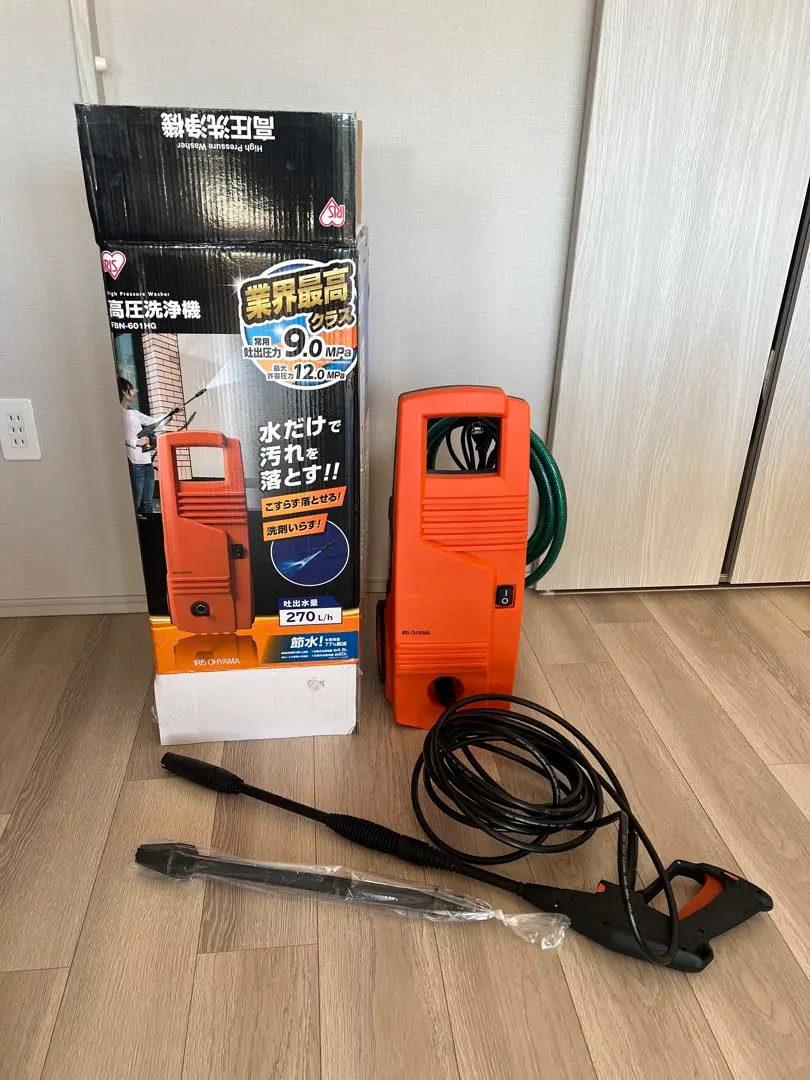 アイリスオーヤマ 高圧洗浄機 FBN-601HG-D 1回使用 美品 楽天市場】【公式】高圧洗浄機 コンパクト アイリスオーヤマ FBN