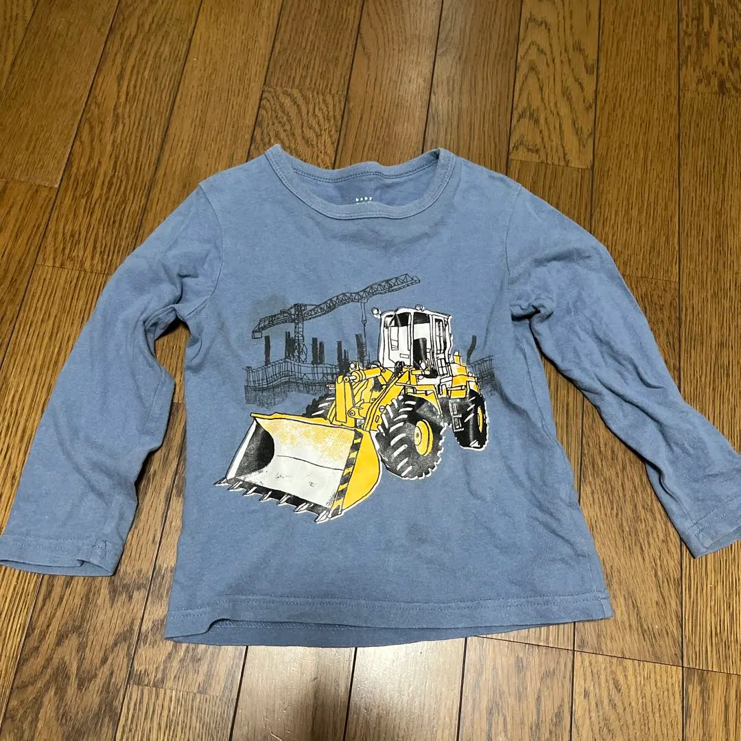 Thumbnail of Baby GAP Bulldozer Long-Sleeved T-shirt, Size 3T