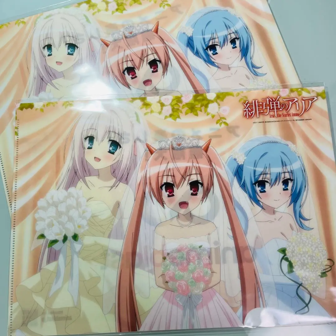 Thumbnail of Aria the Scarlet Ammo Kyo-mafu 2025 Clear File Set of 2 - Bonus