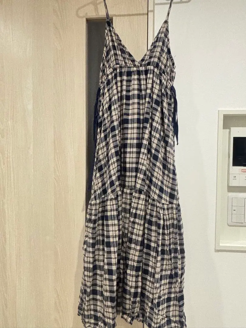 Thumbnail of Navy Checkered Cami Dress - Spring/Summer/Autumn