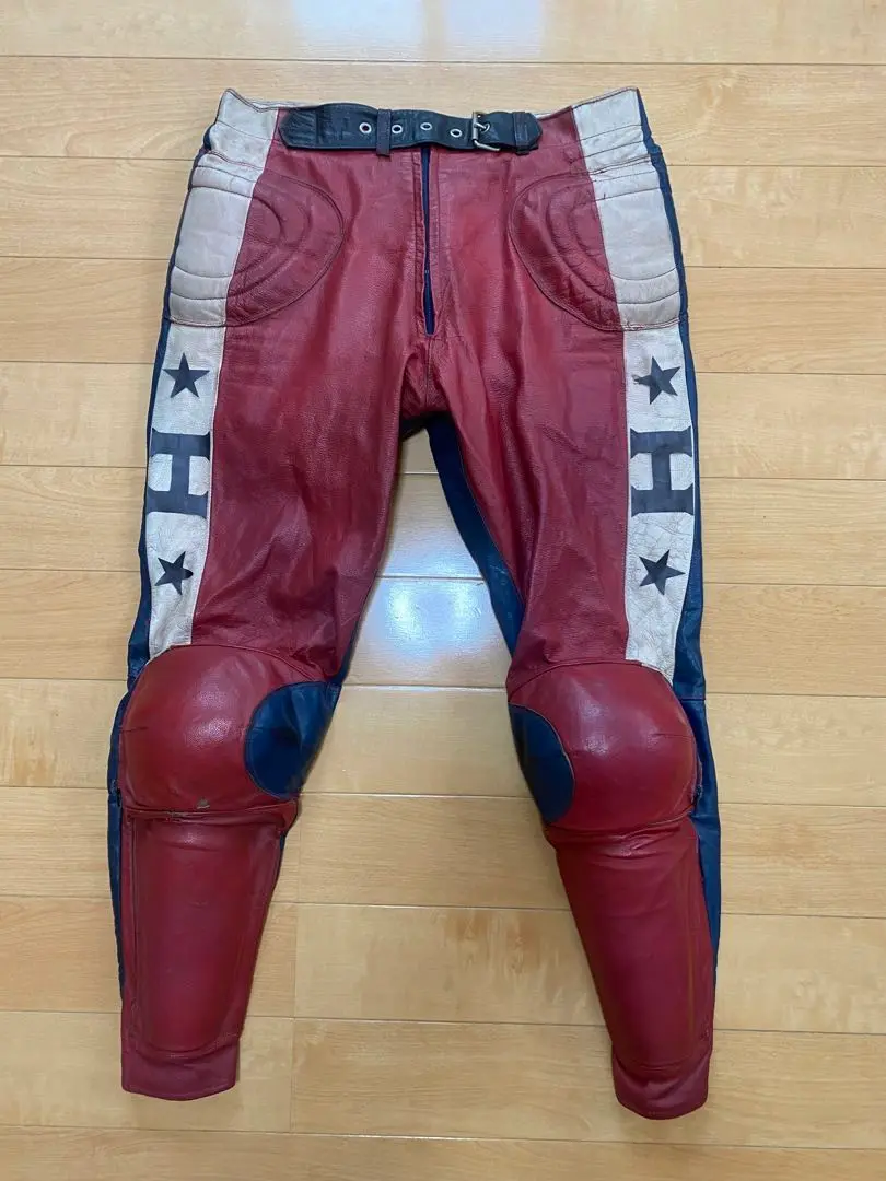70sEUROビンテージ！モトクロスレザーパンツ！ 70sEUROビンテージ！モトクロスレザーパンツ！ - メルカリ