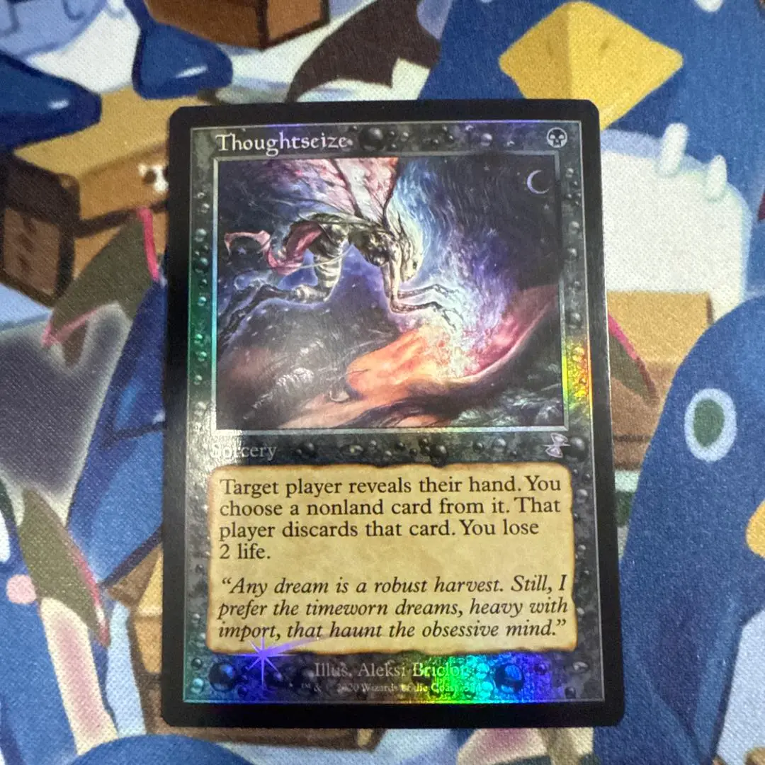 思考囲い　旧枠　英語foil 4枚 FOIL)(旧枠仕様)思考囲い/Thoughtseize《英語》【TSR】