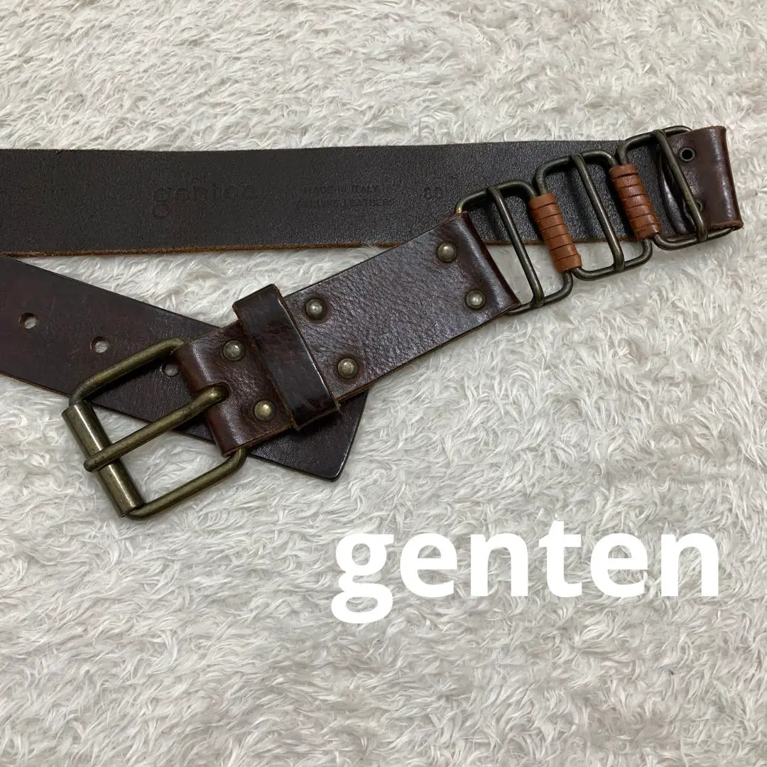 genten 本革ベルトとバックル 2025年最新】genten ベルトの人気アイテム - メルカリ