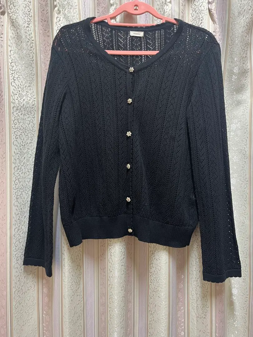 Thumbnail of Long-sleeved lace cardigan