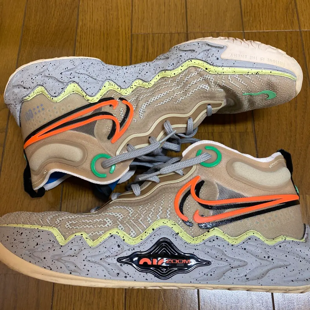 [極美品] NIKE エアズームG.T.ラン 27㎝ バスケットシューズ タグ付 Nike Air Zoom G.T. Run EP 