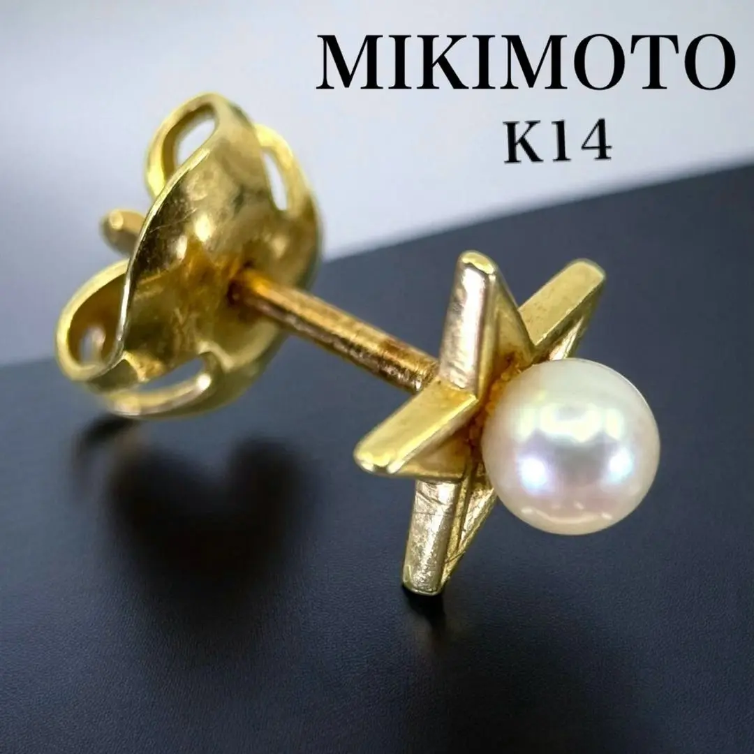 キ*ラ様 MIKIMOTO スパイラル ダングルイヤリング（ミキモト