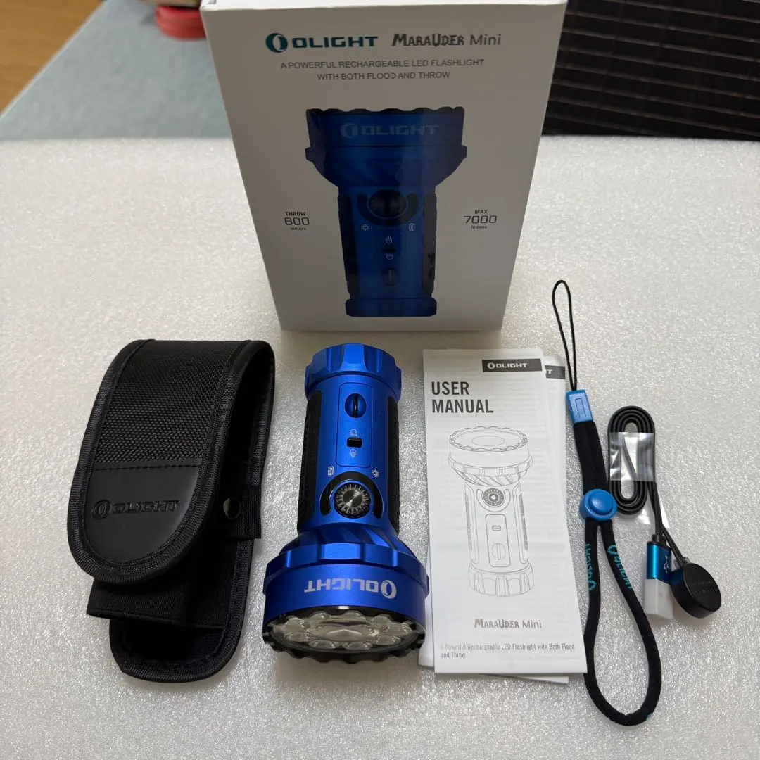 OLIGHT Marauder Mini 7,000 Lumens Bright Flashlight with 600