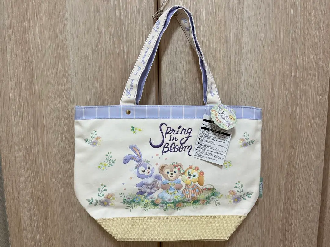 TDS トートバッグ スプリング・イン・ブルーム トートバッグ ダッフィースプリングインブルーム トートバッグ 東京ディズニー