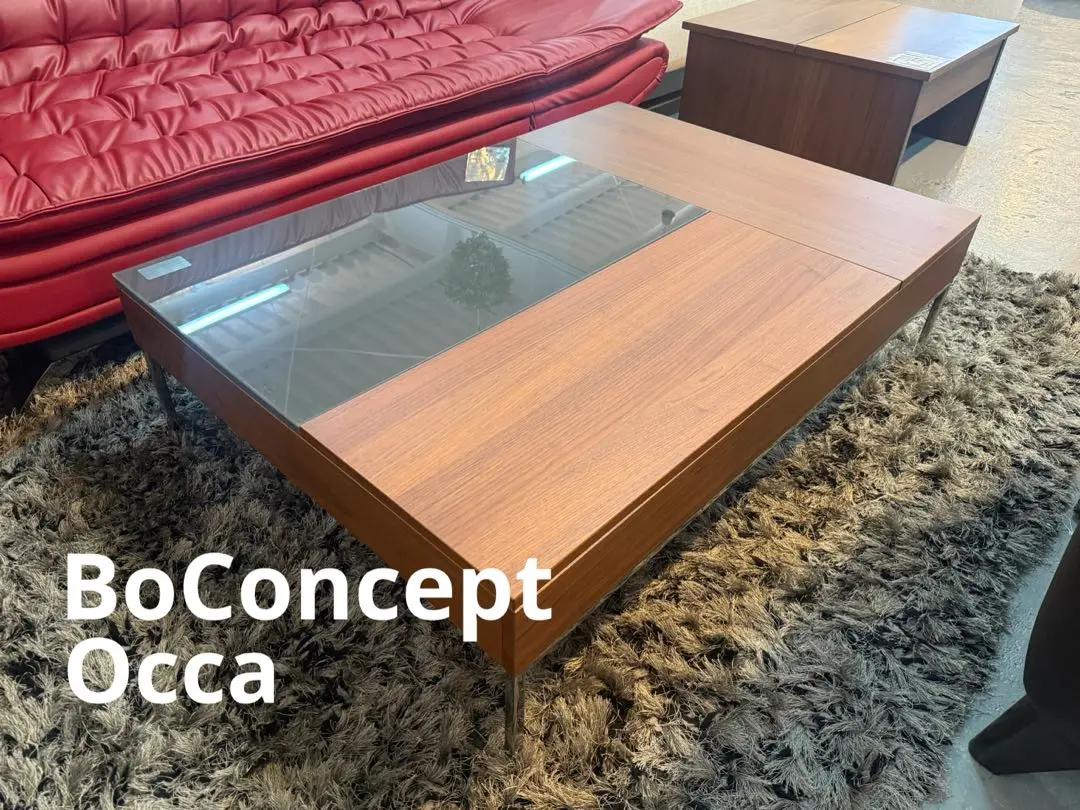 DKC89 ボーコンセプト Occa オッカ コーヒーテーブル 可動式ガラス天板 BoConcept】ボーコンセプト Occa オッカ センターテーブル
