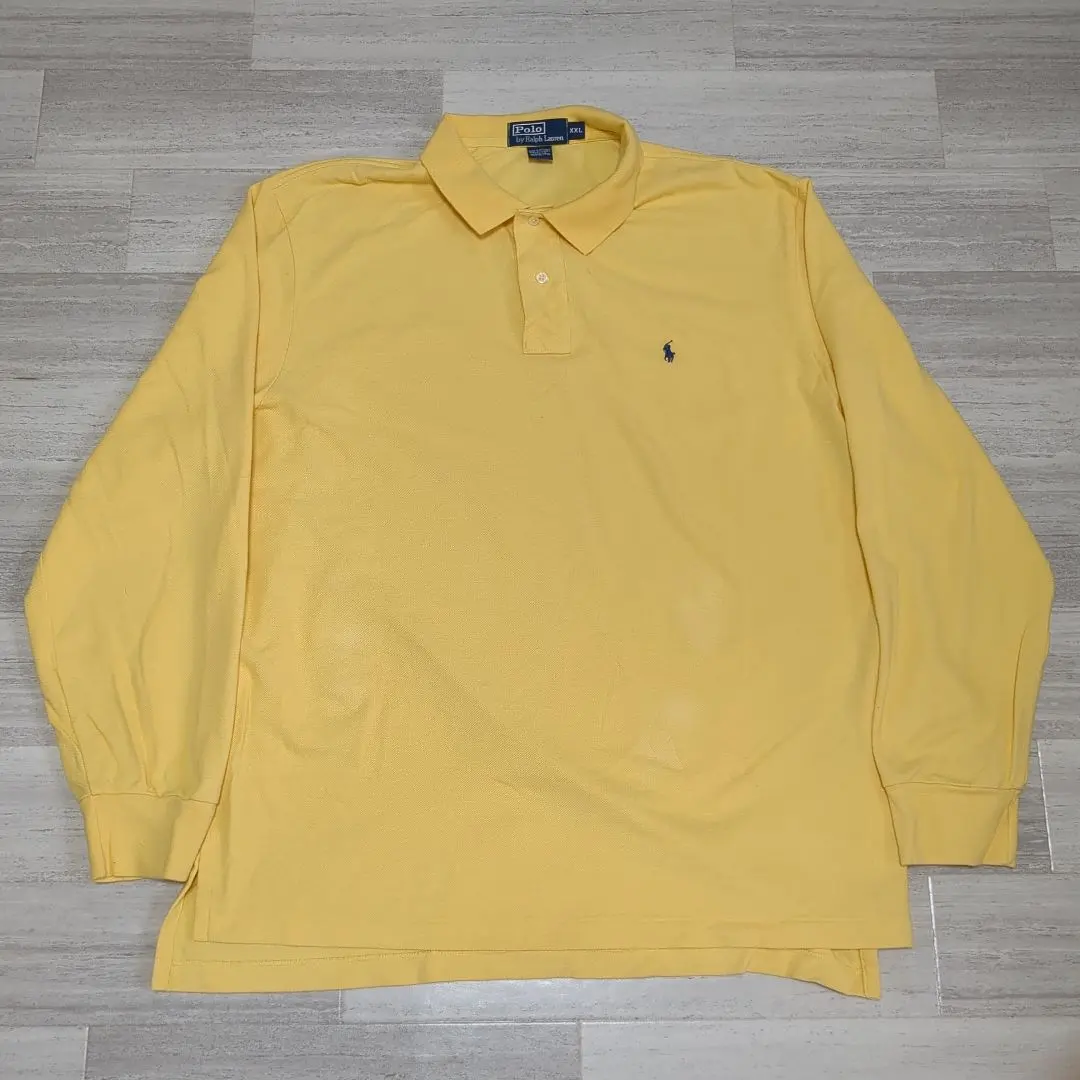 Thumbnail of Polo by Ralph Lauren Polo Shirt Long Sleeve Yellow XXL