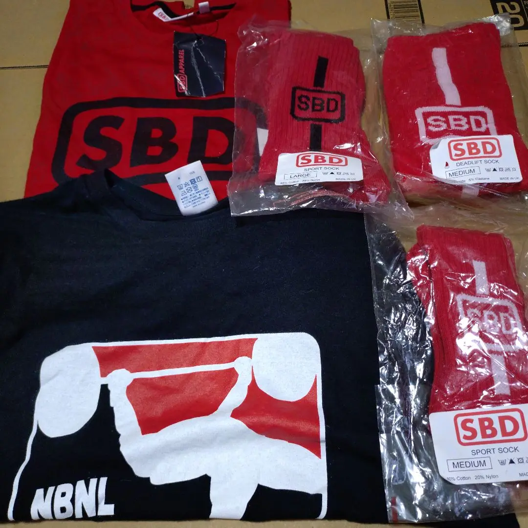 SBD シングレット(XL)とデッドリフトソックス(L)　セット 11081915_672de4d6609c4.jpg