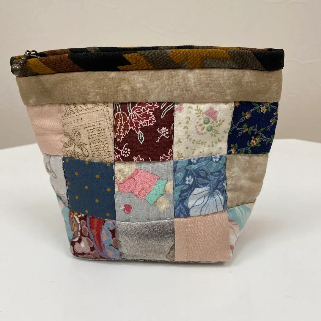Thumbnail of B Square Connection Patchwork Pouch