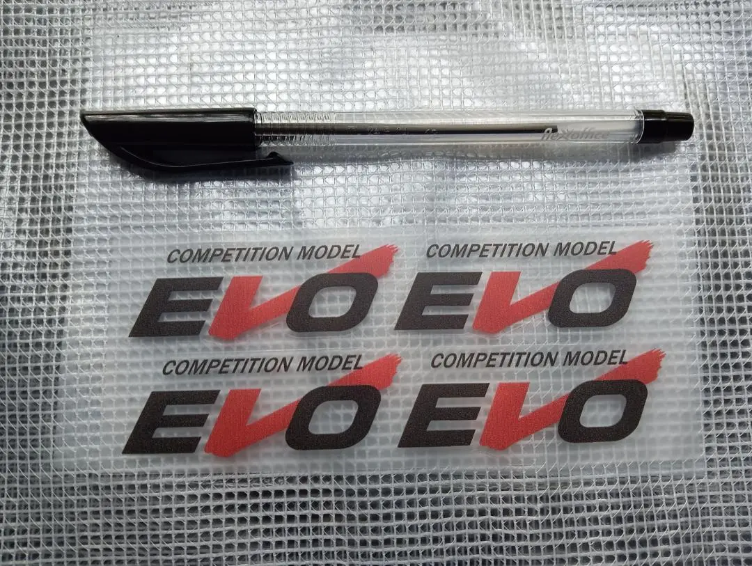 リーガマスター EVO2 17インチホイール用ステッカー 1台分+1枚オマケ付き 5ZIGEN 【リーガマスター】 Evo2 レーシングライン 17x7.5 ＋44