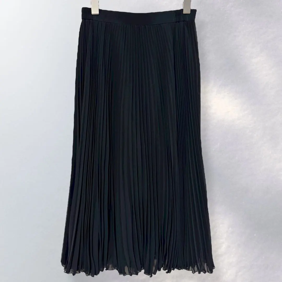 Thumbnail of ROSACE Long Pleated Skirt, Elegant, Simple, Flare, Size 9 (i399)
