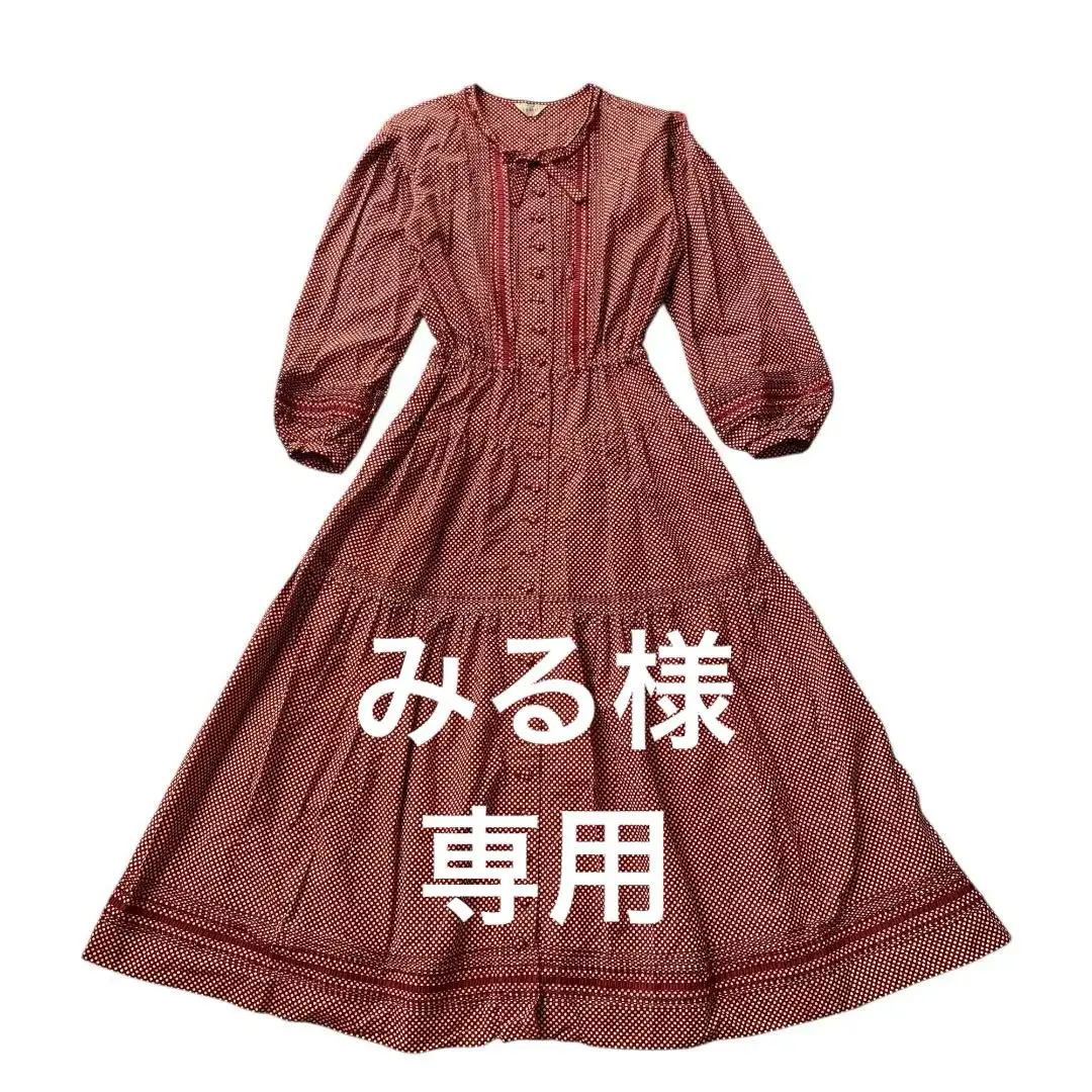 pa•se•ri パセリ 花柄 アプリコット 半袖 レトロ　ロング ワンピース 春 夏 花柄ワンピース 長袖 レディース ロングワンピ レトロ