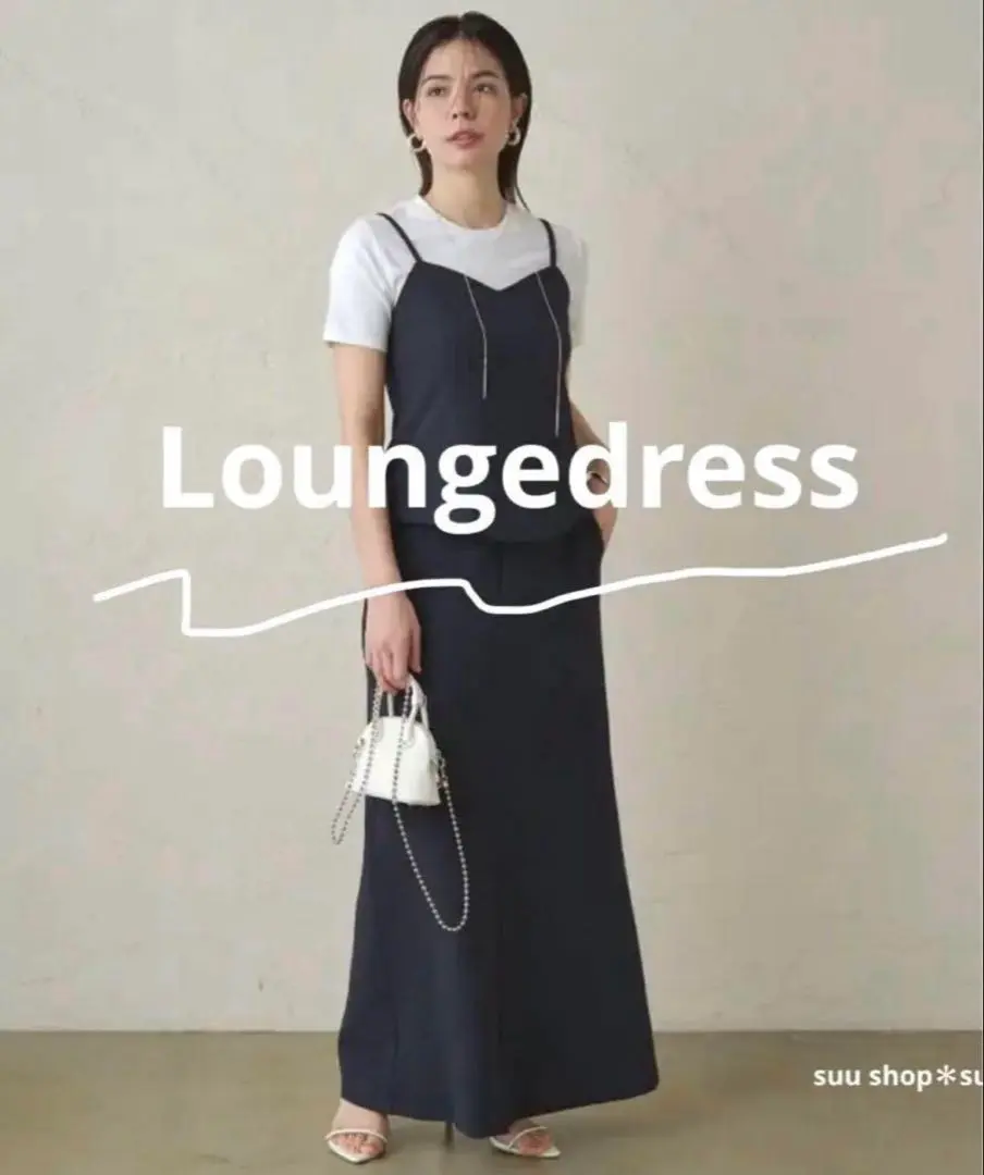 【美品】ラウンジドレス　リネンフレアロングスカート　フリーサイズ　2024SS 2025年最新】loungedress リネンフレアスカートの人気アイテム