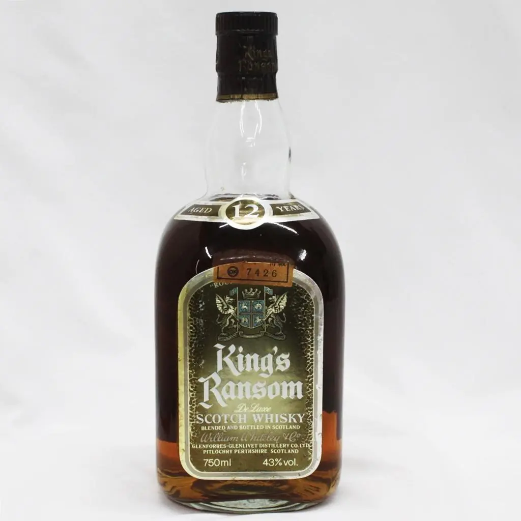 KING'S RANSOM 12年熟成 スコッチウイスキー 陶器ボトル キングスランサム 12年 陶器 1977年流通 オールドボトル