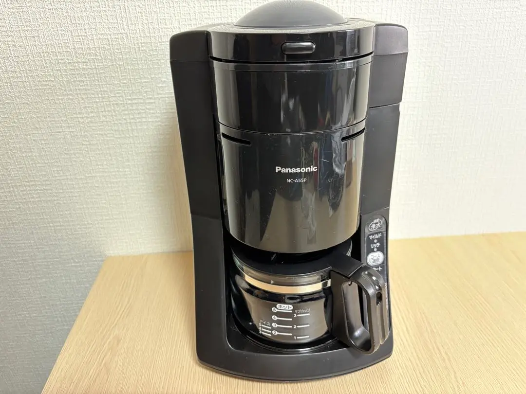 新品未開封Panasonic パナソニック コーヒーメーカー NC-A55P-K Amazon | パナソニック 沸騰浄水コーヒーメーカー 容量5カップ