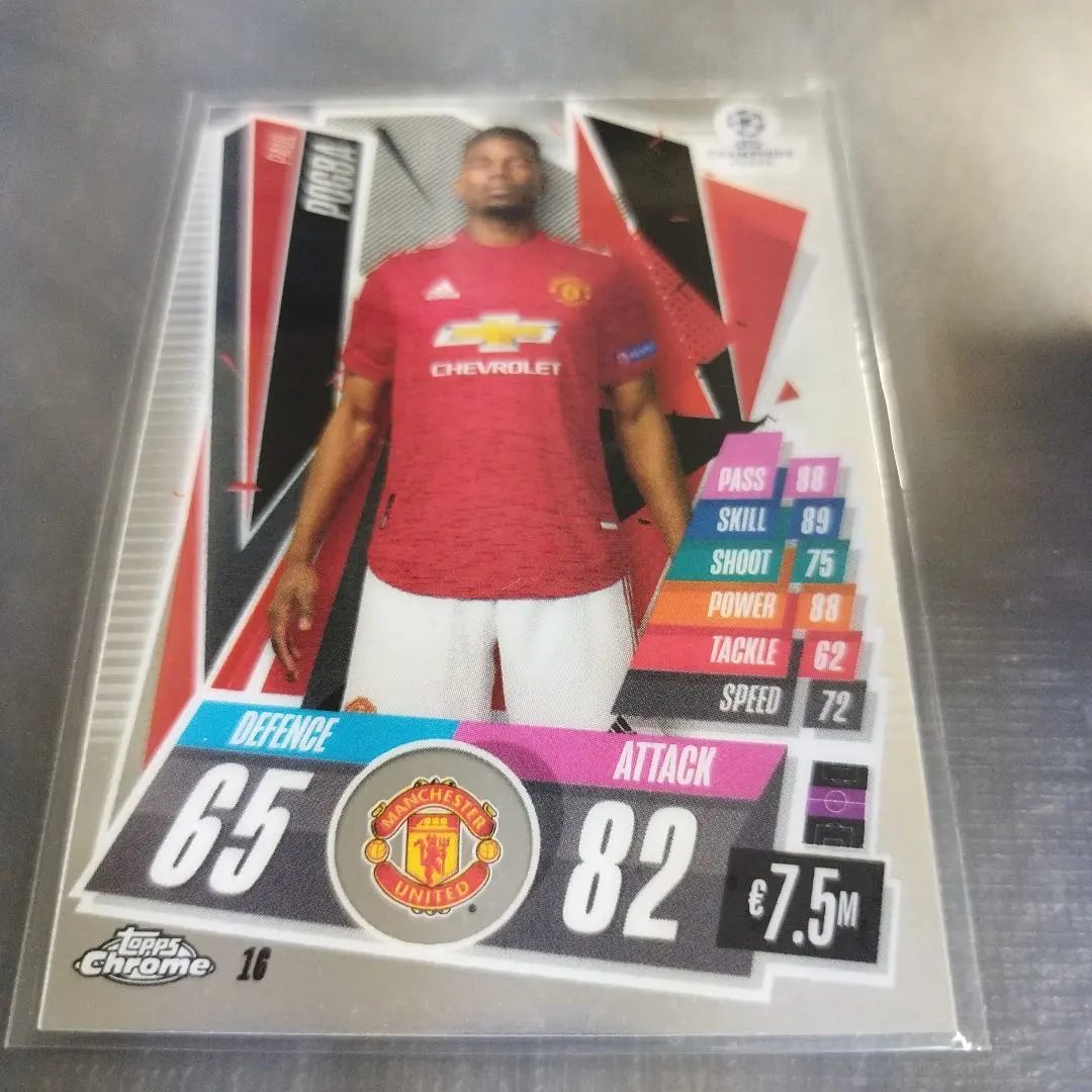 Thumbnail of Top Chrome Match Attacks UEFA CL Paul Pogba Manchester