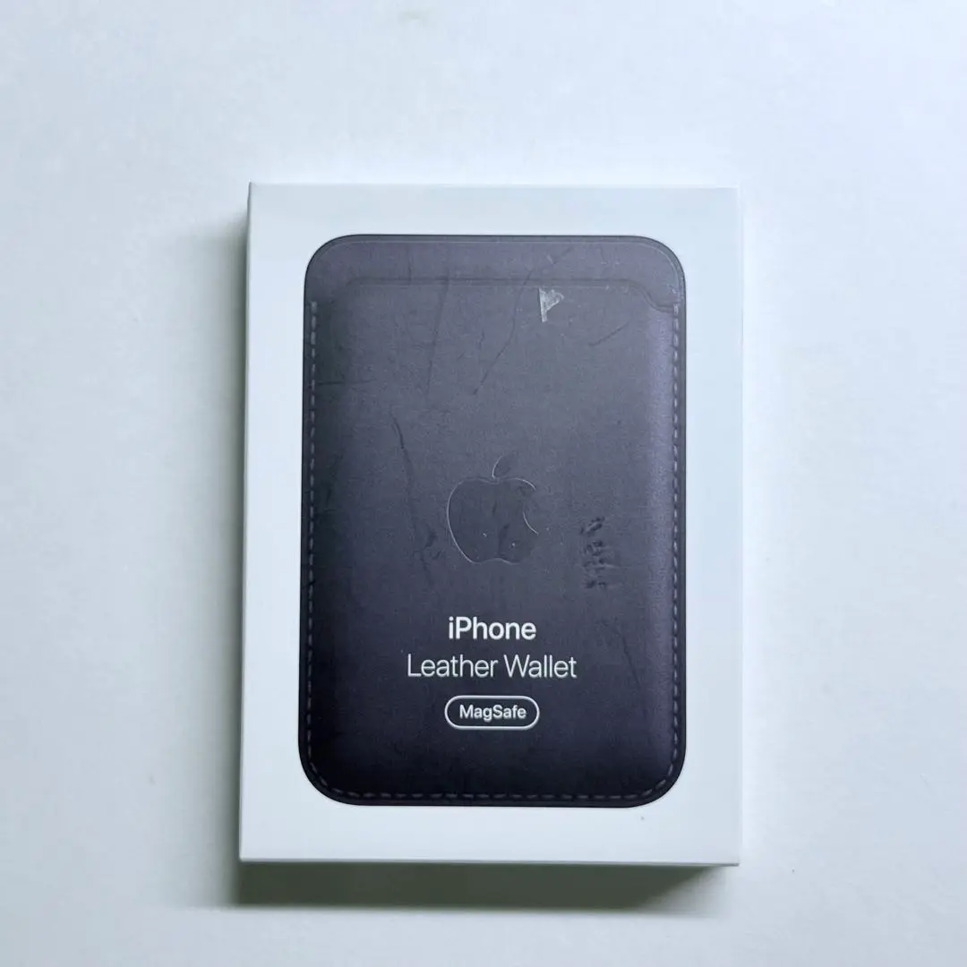純正品 Apple iPhoneレザーウォレット MagSafe対応 インク ✨新品✨アップル純正 MagSafe対応 iPhone レザーウォレット