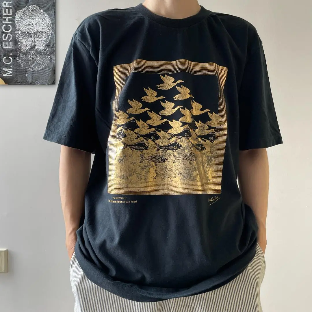 古着　菅田将暉　Escher エッシャー柄　　　　　　　　　タンクトップ 古着 菅田将暉 Escher エッシャー柄 タンクトップ - メルカリ
