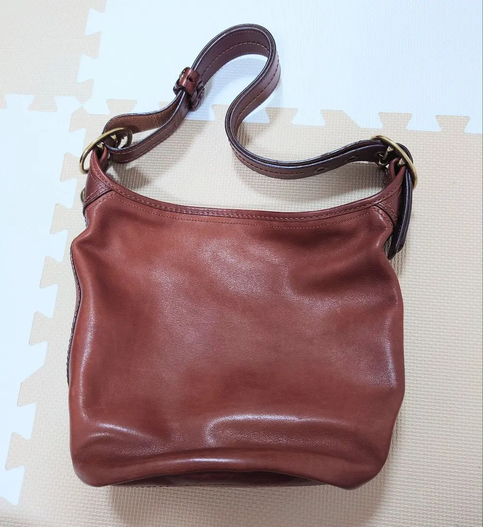 Thumbnail of COACH Brown Leather Shoulder Bag