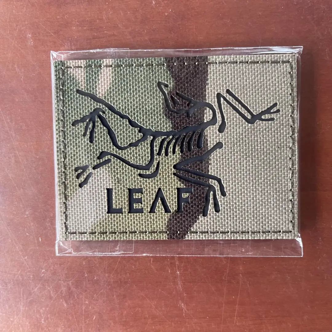 アークテリクス リーフ ワッペン ブラック ベルクロ付きパッチ Amazon.co.jp: Arc'teryx LEAF PATCH PVC ワッペン パッチ