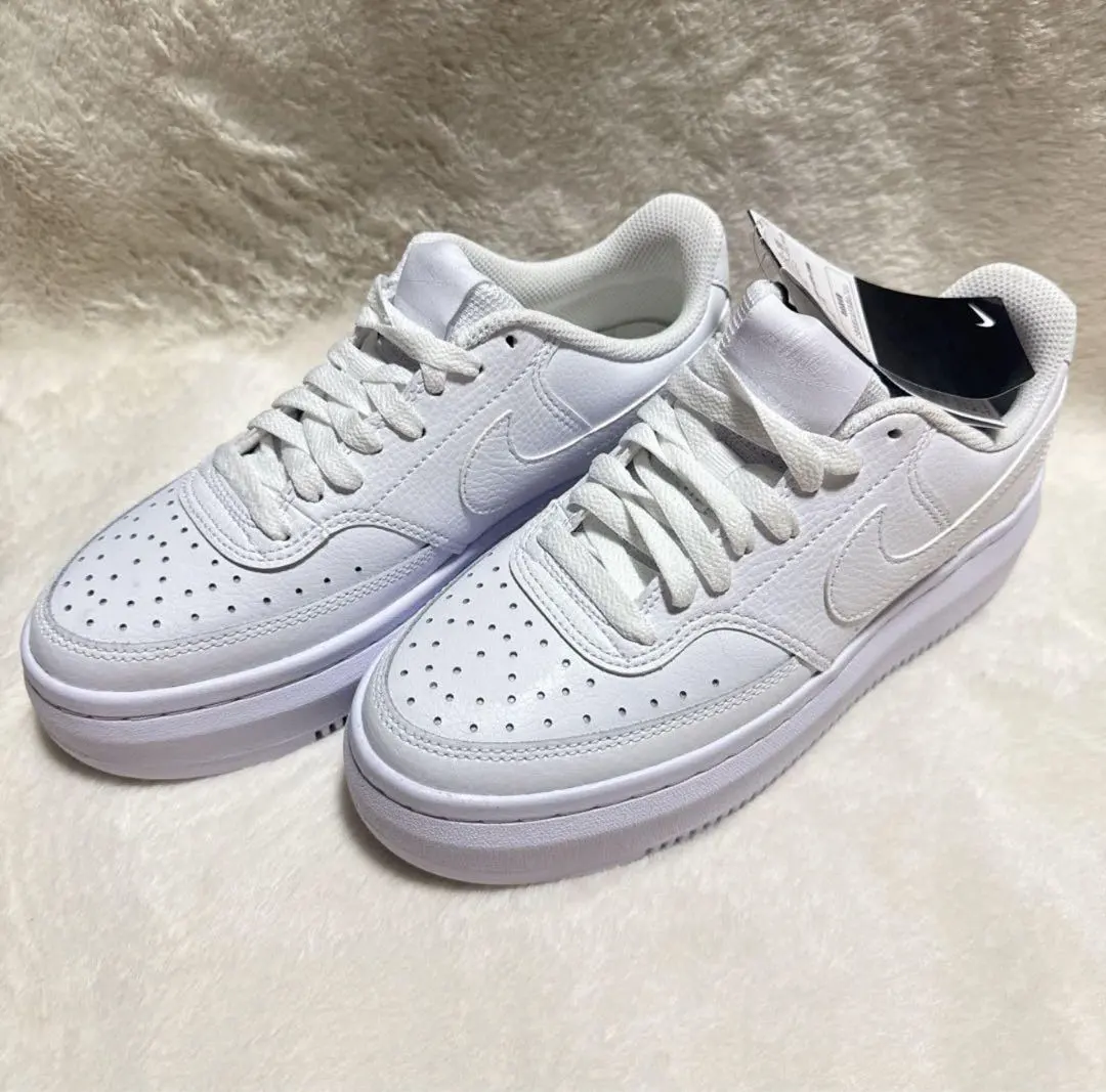 Thumbnail of New with tags NIKE Court Vision Alta DM0113-100 Platform