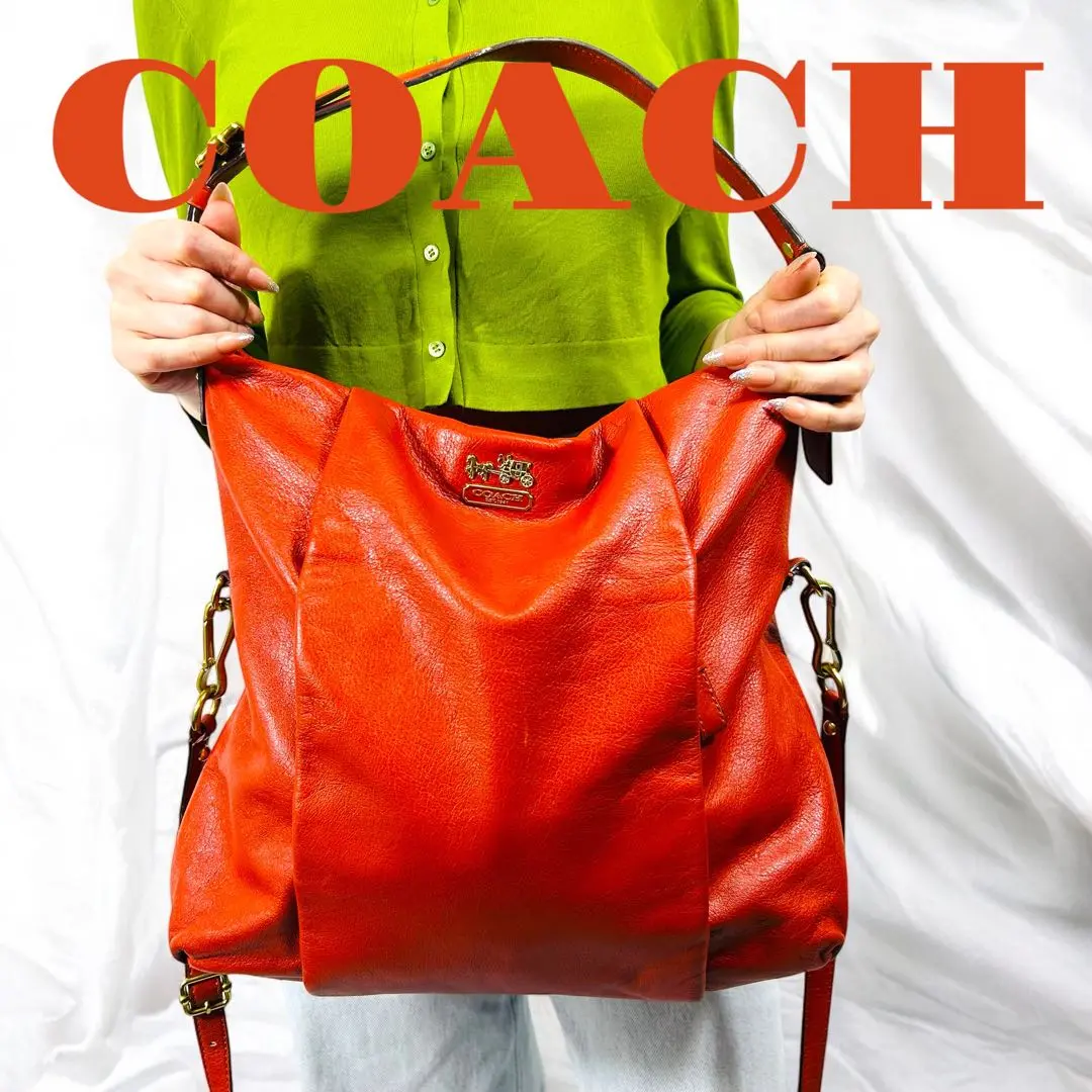 【美品】COACH コーチ F21762 2WAY ハンドバッグ ショルダー COACH コーチ バッグ レディース トートバッグ ショルダーバッグ
