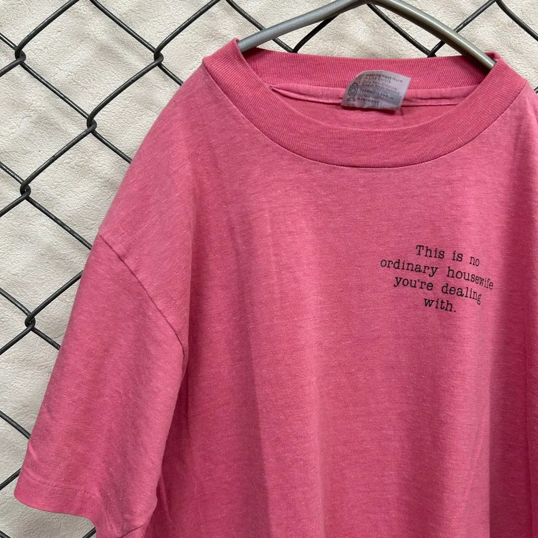 Thumbnail of Vintage Single Stitch 80s 90s Message T-shirt M Used Clothing