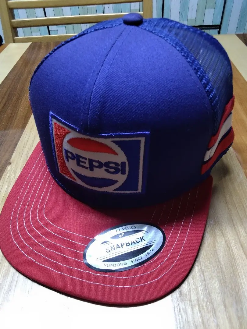 【USA製】PEPSI ペプシ　ヴィンテージキャップ　レア ○USA製○ PEPSI ペプシ ヴィンテージ デッドストックキャップ